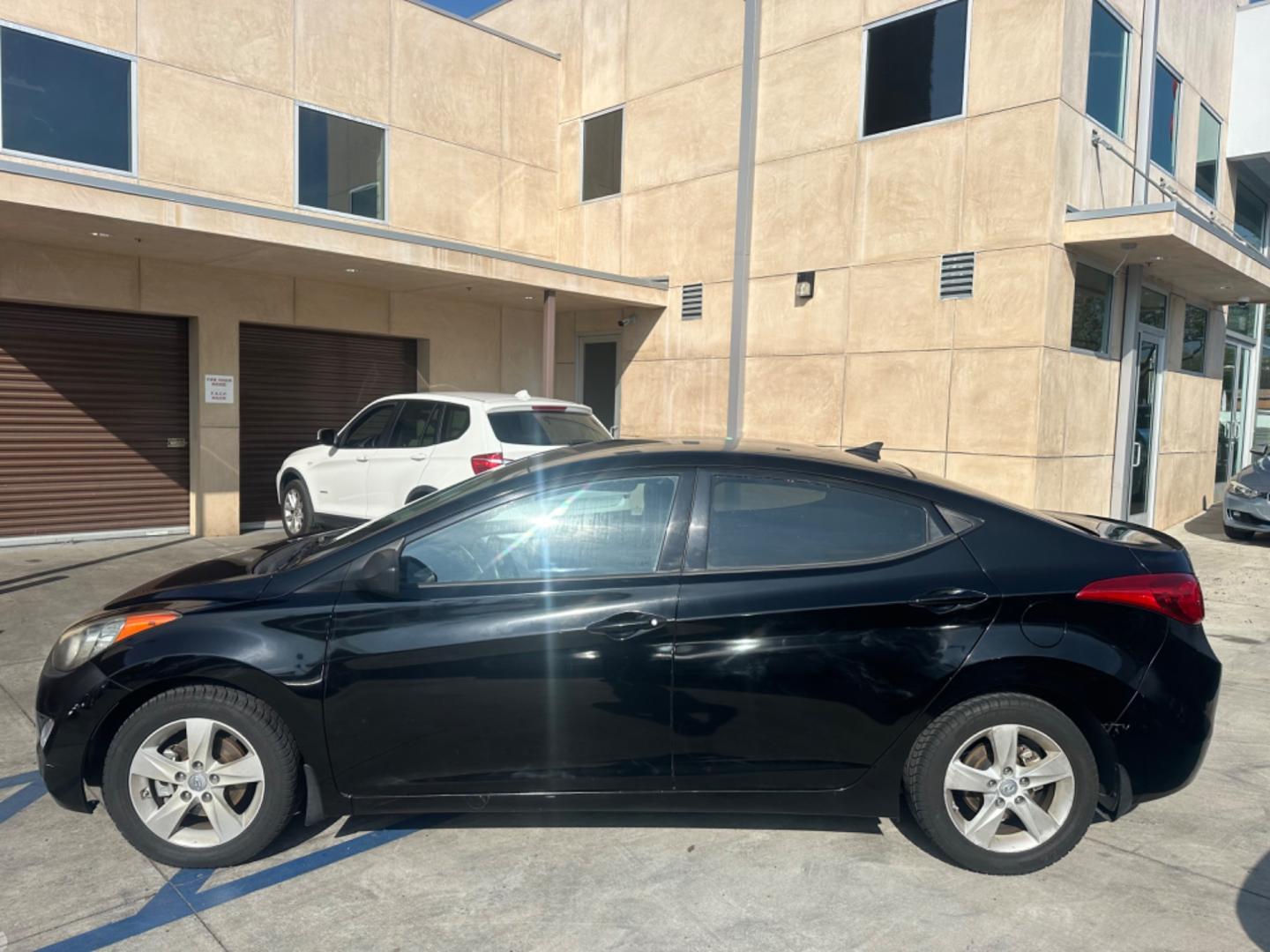 2013 Black /Black Hyundai Elantra (KMHDH4AE8DU) with an 4 Cylinder engine, Automatic transmission, located at 30 S. Berkeley Avenue, Pasadena, CA, 91107, (626) 248-7567, 34.145447, -118.109398 - Low Miles! - Photo#1